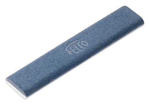 FELCO 902 Pietra per affilare (superficie in corindone a doppia faccia, strumento per affilare per forbici da giardino / potatori, grana fine + media, 26 x 16 x 12 cm, classe energetica A)