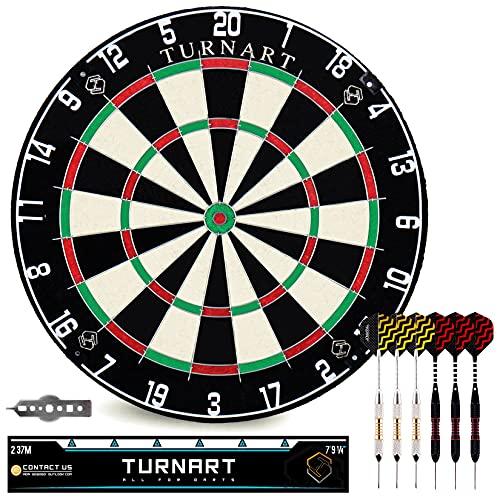 Bersaglio in Sisal Autorigenerante Con 6 Freccette Professionali - Darts (Solo Bersaglio)