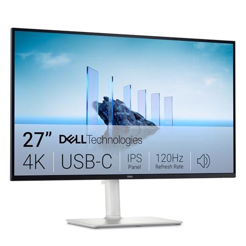 Dell 27 Plus USB-C Monitor - S2725QC, 4K UHD (3840x2160), 120Hz, IPS, 4ms, AMD FreeSync Premium, 99% sRGB, Regolabile in Altezza, Altoparlanti integrati, 2 USB-C, 2 HDMI, 3 Anni di Garanzia