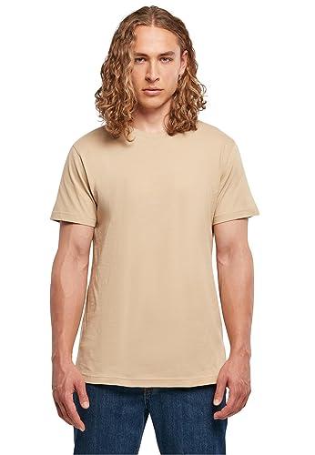 Build Your Brand Bb010-basic Round Neck T-Shirt, T-Shirt Uomo, Beige (Union Beige), L