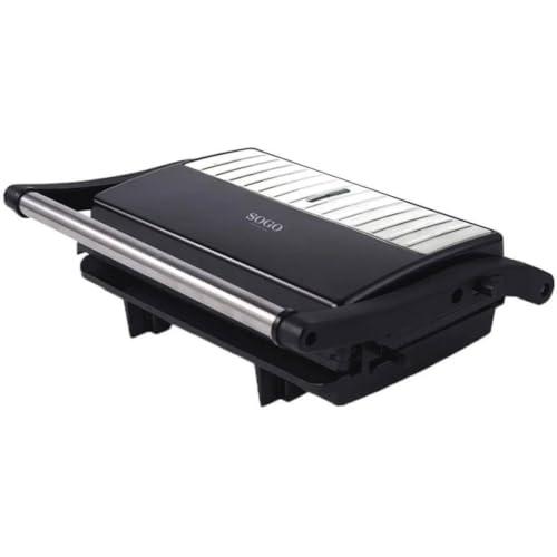 PLANCHA GRILL & SANDWICHERA PANINI PRESS -180º - 2 REBANADAS - 1000W