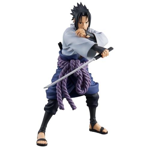 Banpresto Sasuke Uchiha Naruto Shippuden - Grande 24 cm - BP89927P Multicolore - Figura da collezione - Ideale per i fan degli anime