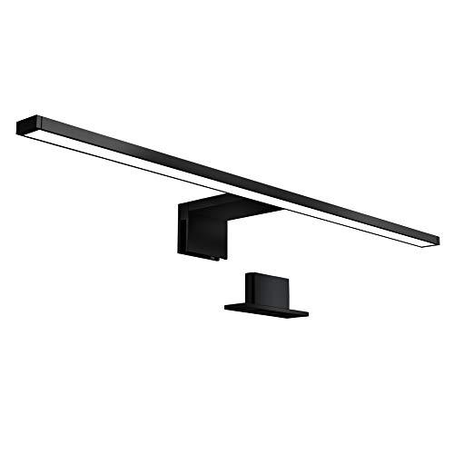 B.K.Licht Luce da specchio LED, luce bianca neutra 4000K, larghezza 60 cm, luce per bagno, lampada per trucco, lampada per bagno, lampada da specchio, 8 W, 780 Lm, 230 V, IP44