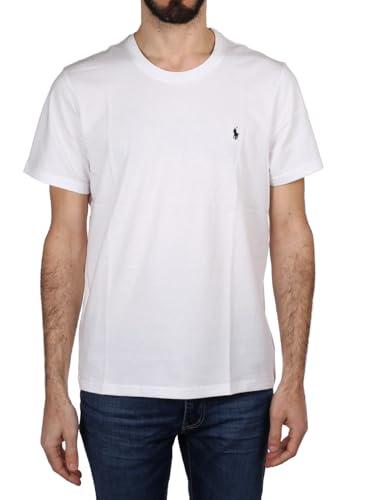 POLO RALPH LAUREN T-Shirt Uomo - Bianco Modello 714844756005 S/S Crew-Sleep-Top -