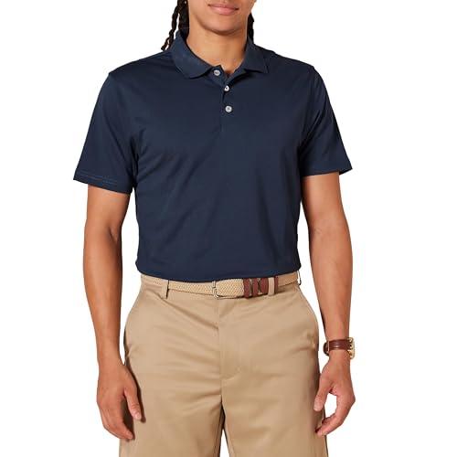 Amazon Essentials Polo da Golf Slim Fit ad Asciugatura Rapida, Blu Scuro, XXL