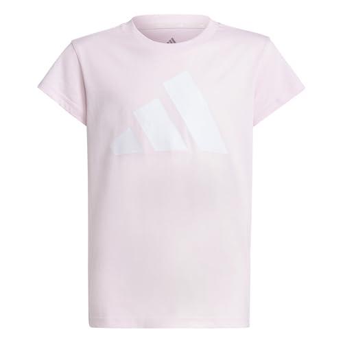 adidas ESSENTIALS T-SHIRT, T-shirt Bambina, clear pink/white,