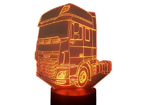 DAF XF 106, Lampada illusione 3D con LED - 7 colori.
