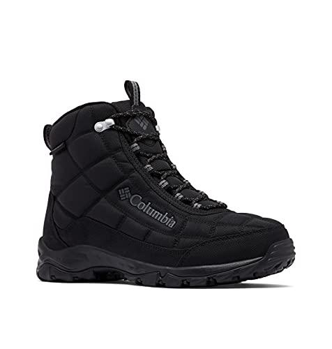 Columbia Firecamp Boot, Stivali da neve Uomo, Black/City Grey 2024 , 43.5 EU