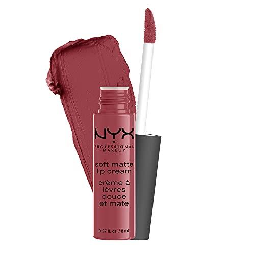 NYX Professional Makeup Soft Matte Lip Cream, Finish matte e cremoso, Colore extra-pigmentato, Long Lasting, Tonalità: Budapest