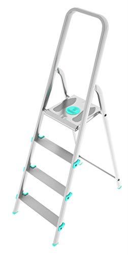 Scala LIBELLULA in alluminio 4 gradini Silver