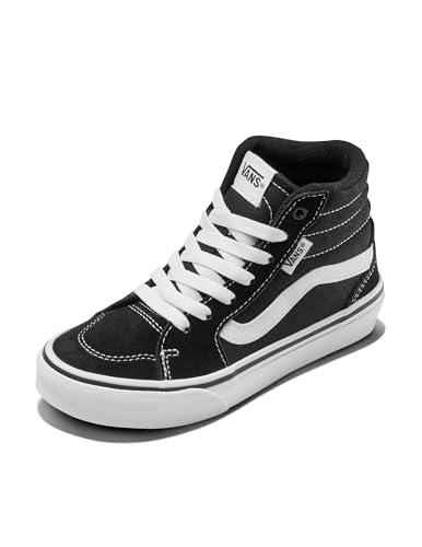 Vans Filmore Hi, Sneaker Unisex - Bambini e ragazzi, Suede Canvas Black White, 36.5 EU