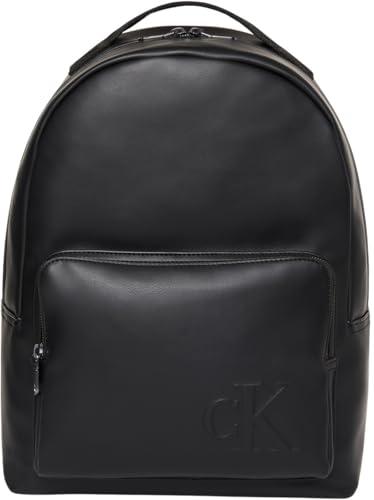 Calvin Klein Bold CK Round Backpack Lv04D3246G, Zaino Adulto, Black (Black), Taglia Unica