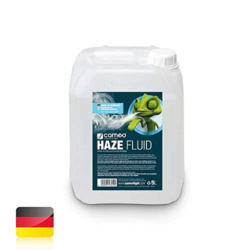 Cameo HAZE FLUID 5 L - Liquido effetto nebbia con densità fine e lunga durata, privo di olio da 5 L
