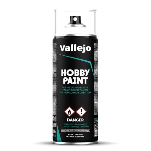 Vallejo Spray per Hobby 400 Ml, Imprimazione per Modelismo e Maquettes, Finitura Mate e Autonivelante, Capa Base con 2 Difusori
