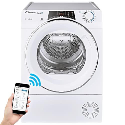 Candy ROE H9A2TCEX-S - Asciugatrice da 9 Kg con Pompa di calore, Classe A++