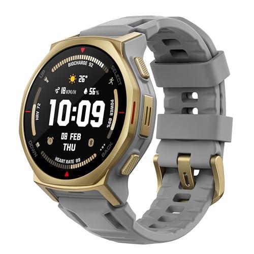 Amazfit T-Rex 3 Pro Smartwatch Outdoor 44 mm Display AMOLED in zaffiro, torcia integrata, ghiera in titanio, GPS Dual-Band, mappe offline, fino a 17 giorni di autonomia, 10 ATM, 180+ modalità sportive