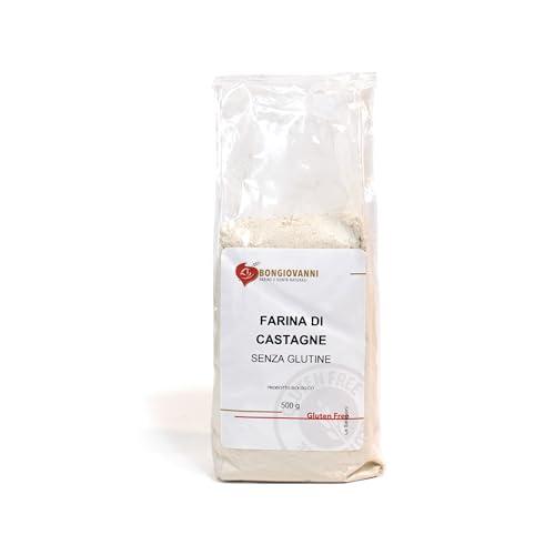 BONGIOVANNI FARINE E BONTA' NATURALI Farina Di Castagne Bio Senza Glutine G, 500 Grammo