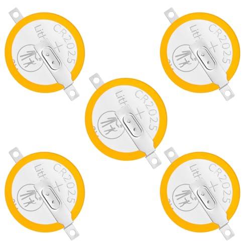 Batteria CR2025 con codolo compatibili con Game Boy Color, Blue, Red, Gold, Silver, Crystal Save (5PCS CR2025)