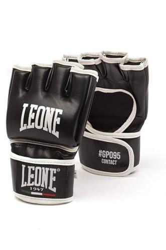 LEONE 1947, Contact Guanti MMA, Unisex – Adulto, Nero, M, GP095