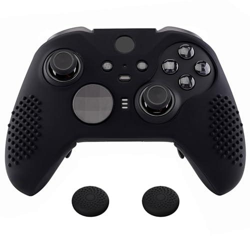 eXtremeRate PlayVital Cover Silicone per Xbox Elite Series 2 Controller,Custodia Skin Protettiva Gommini Copri Levette Analogiche Antiscivolo per Xbox Elite Series 2 Joystick-Nero