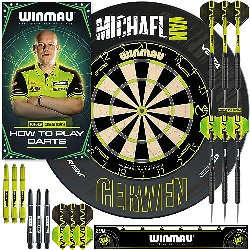 WINMAU Michael van Gerwen MvG Surround Set con bersaglio, Surround, Freccette e accessori