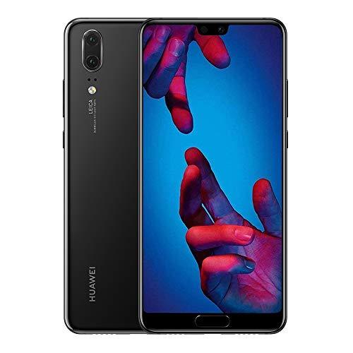 HUAWEI Huawei P20 128 GB 5,8 Pollici FHD+ FullView Android 8.1 Smartphone Senza SIM con Cuffie Veho, SIM Singola, Versione UK - Nero (rinnovato)