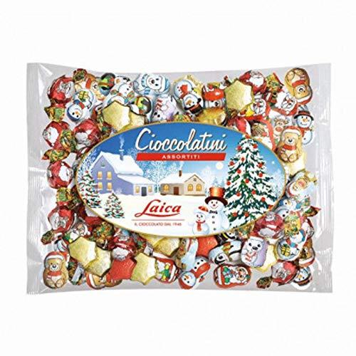 CIOCCOLATINI AL LATTE ASSORTITI SOGGETTI NATALIZI PUPAZZO NEVE NATALE BEFANA 1kg