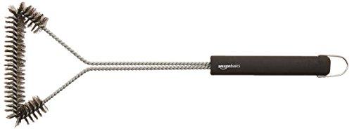 Amazon Basics - Spazzola a 3 lati per Triangolare barbecue