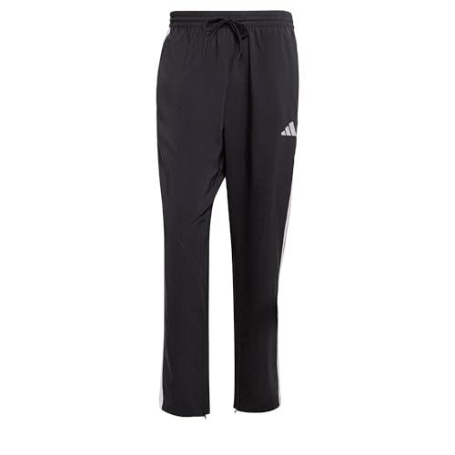 Adidas Homme Essential Three Stripes Stanford Pant Open Hem, Black/White, M