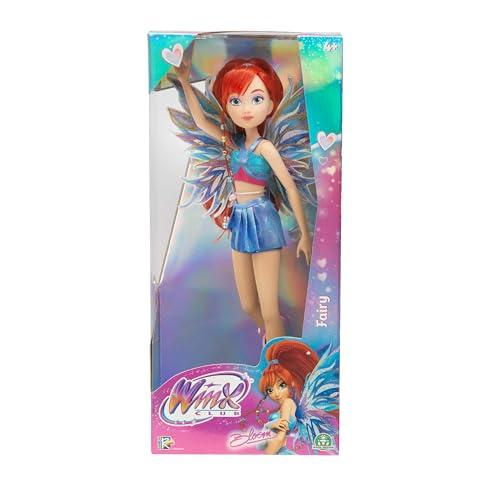 Winx – Bloom Fata, Bambola 27 cm con Ali Removibili e Look da Fata del Fuoco, Snodata, Giocattolo per Bambina e Bambini dai 4 Anni in su