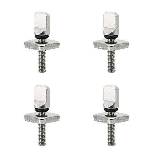 Vite per Tavola da Surf,Vite per Pinne Tavola da Surf,Viti per Alette in Acciaio Inossidabile,Viti per Pinne per Tavola da Surf,Viti Longboard,per Tavola Lunga,Tavola da Surf,3,2 x 1,4 cm,4 Pezzi