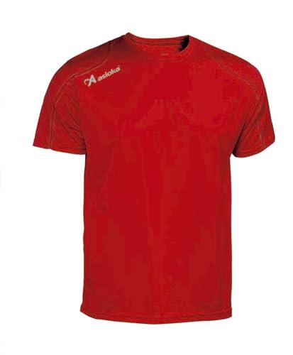 Asioka 75/09, Shirt Unisex, Rosso, M