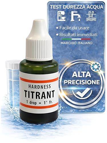 Titrant test durezza acqua I Kit analisi acqua potabile I Misuratore calcare per addolcitore, casa, pozzo e acquario I Tester professionale in gradi francesi I Set misurazione filtro acqua I Drytogo