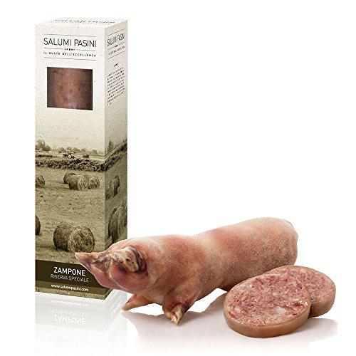 Zampone Fresco da Cuocere Salumi Pasini® | 950 gr | Carne 100% Italiana | Senza Glutine e Lattosio