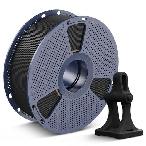 SUNLU High Speed Filamento PLA+2.0 1,75 mm, Elevata Liquidità Filamento per Stampante 3D PLA Plus 2.0, Progettato per una Stampa 3D Veloce.(1KG Nero)