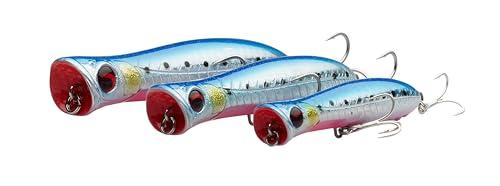 Savage Gear Gravity Popper - esca artificiale ad alte prestazioni per pescatori di predatori, ideale per lucci, spigole e altro,perfetta per la pesca in acqua salata Imperial Sardine 13 cm