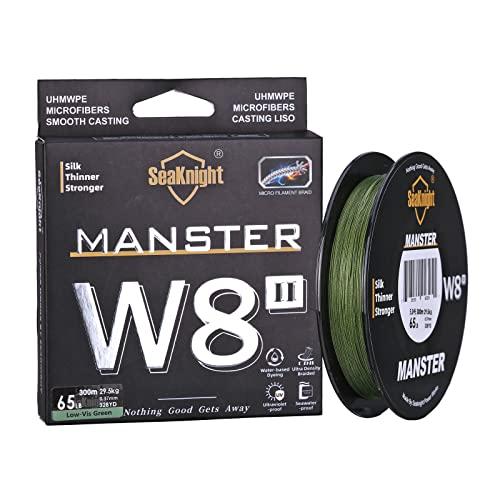 SeaKnight W8 II 8 Fili Lenza da trecciato X9 9 Fili 150M/300M/500M Filo da Pesca alla Carpa Acqua salata 15-100LB