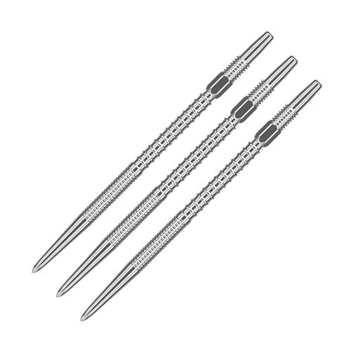Target Darts Swiss Points, Punte per Freccette Fire Swiss Point (Set di 3 Punte) 26MM, Argento | Punte per Freccette, Accessori per Freccette Professionali