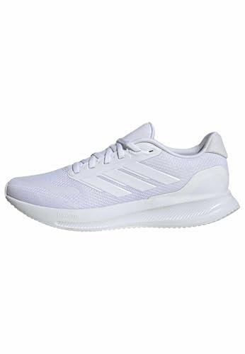 adidas Uomo Runfalcon 5 Running Shoes, Cloud White/Cloud White/Cloud White, 43 1/3 EU