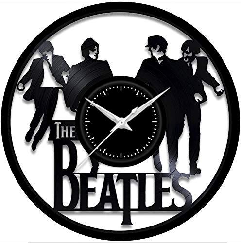 Fusorario Orologio in Vinile da Parete LP 33 Giri Silenzioso Idea Regalo A Tema beatles 1