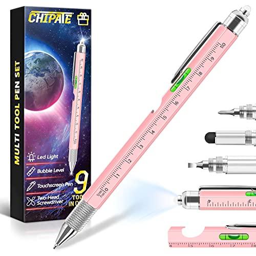 Chipate Regalo Festa Del Papà, 9 In 1 Set Di Penne Multifunzionali Idee Regalo Uomo, Festa Del Papà Idee Regalo, Regali Per Papà, Festa Del Papà Regali Personalizzati Penna Multiuso