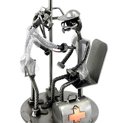 MEDICO - DOTTORE CON PAZIENTE IN METALLO CON VITI BULLONI CHIODI DI METAL IDEA - IDEA REGALO ORIGINALE - 100% ARTIGIANALE - MADE IN ITALY - PERSONALIZZABILE