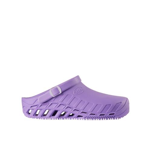 Scholl Clog Evo, Zoccoli Sanitari Medicali Unisex - Adulto, Lilla, 40.5 EU