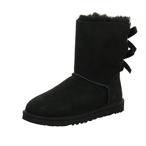 UGG Bailey Bow Ii, Stivali Classici, Donna, Nero, 37 EU
