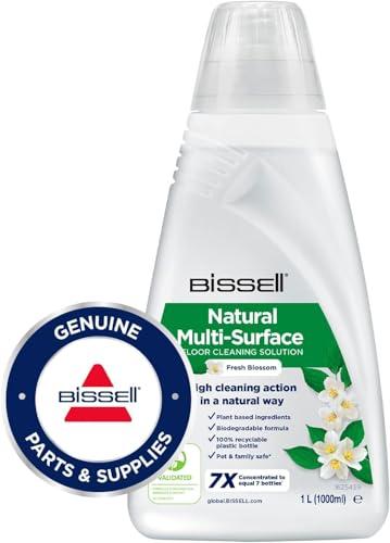 Bissell Soluzione detergente naturale multisuperficie, 1 L | per CrossWave, SpinWave, SpinWave Robot e HydroWave | Ingredienti di origine vegetale e sicuri per la famiglia e gli animali | 3096