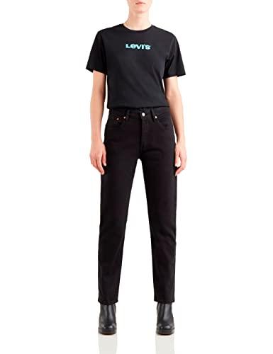 Levi's 501 Crop, Jeans Donna, Black Sprout, 28W / 26L