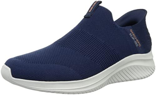 Skechers Ultra Flex 3.0 Smooth Step, Sneaker Uomo, Navy Knit Trim, 44 EU