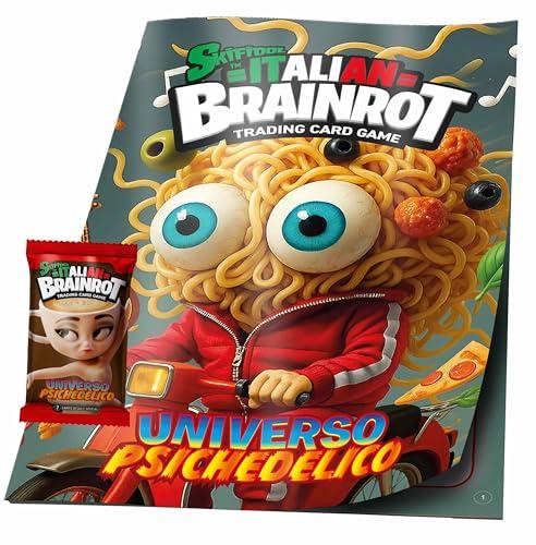 ALBUM + 1 BUSTINA DI CARD SKIFIDOL ITALIAN BRAINROT UNIVERSO PSICHEDELICO OFFICINA EDICOLA