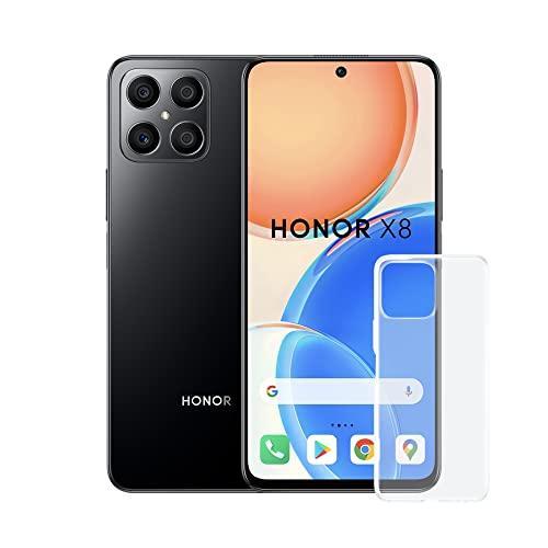 HONOR X8 Smartphone, 6+128GB Cellulari, Display LCD 6.7'' a 90Hz, Fotocamera Professionale da 64MP, Batteria da 4000mAh, Ricarica Rapida, NFC Dual SIM Card, GMS