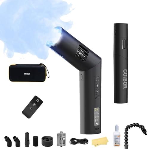 Colbor CF5 Portable Fog Machine with Magnetic RGB Color Light Battery Powered Portable Smoke Machine Handheld Fog Machine w/Remote Control Fogger for Parties Stage Effects